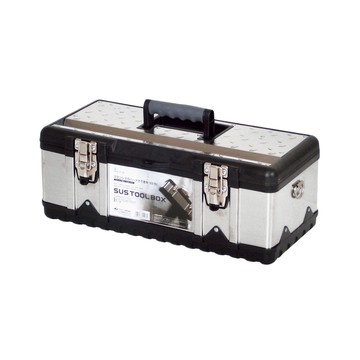 JEJ 硬漢不鏽鋼雙層分隔式手提工具箱 STB-470  47*24*18cm  1個