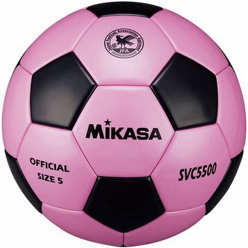 ミカサ Mikasa サッカー 5号 検定球 貼り ピンク 黒 Svc5500 Pbk 公式試合球 サッカーボール 中学生 高校生 大学生 一般用 通販 Lineポイント最大0 5 Get Lineショッピング