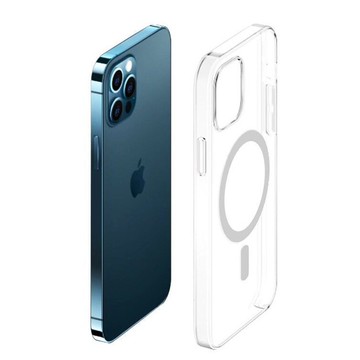 適用 iPhone15 14 13 11 12 pro MagSafe磁吸手機殼 透明 氣囊防摔 四角防摔  全包保護殼