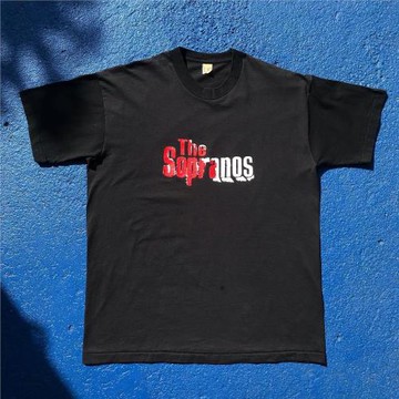 黑道家族美式復古電影短袖男士帥氣上衣寬松美潮半截袖高級感T恤