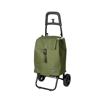 【日本cocoro】PLAIN BASIC 保溫保冷摺疊購物車-25L-多色可選時尚黑