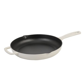 (義大利製造)【COMBEKK】Dutch Oven系列平煎鍋26cm-灰白