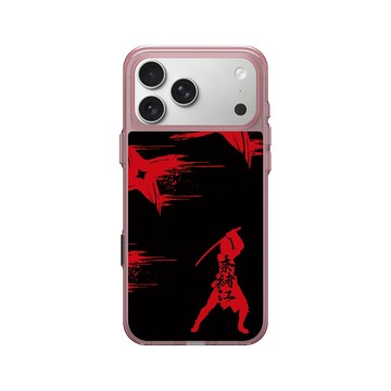 iPhone 17 Pro Max Clear (相機按鈕) 晶醺玫 - Assassin's Creed - Assassin's Creed® Shadows - Naoe silhouette