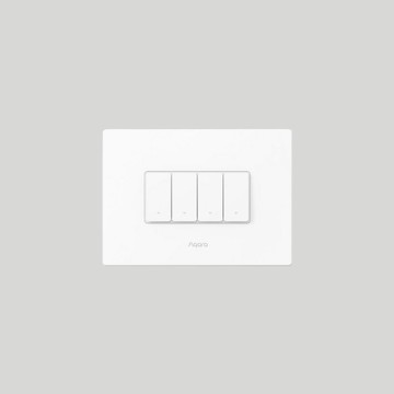 Aqara H2 【橫版】智慧牆壁開關｜多迴路｜支援 Matter、情境自動化、無線控制