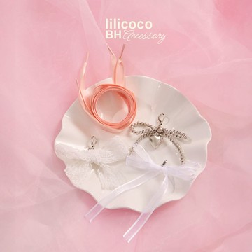 BYHUE lilicoco 鞋扣鞋帶(4件組)－浪漫蕾絲音調