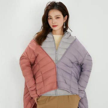 2022年秋冬新款輕薄款羽絨服女短款帶帽女款加大碼超薄款型外套潮