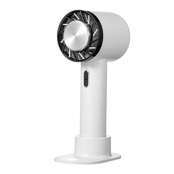 便攜式充電款速冷手持風扇  2200mAh電池  白色  WX-622