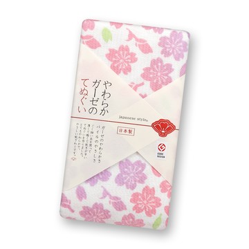 毛巾 【日纖】日本泉州純棉長巾34x90cm(飛舞春櫻)