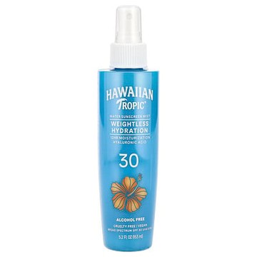 Hawaiian Tropic, 輕薄補水，水性抗曬噴霧，SPF 30，5.2 液量盎司（153 毫升）