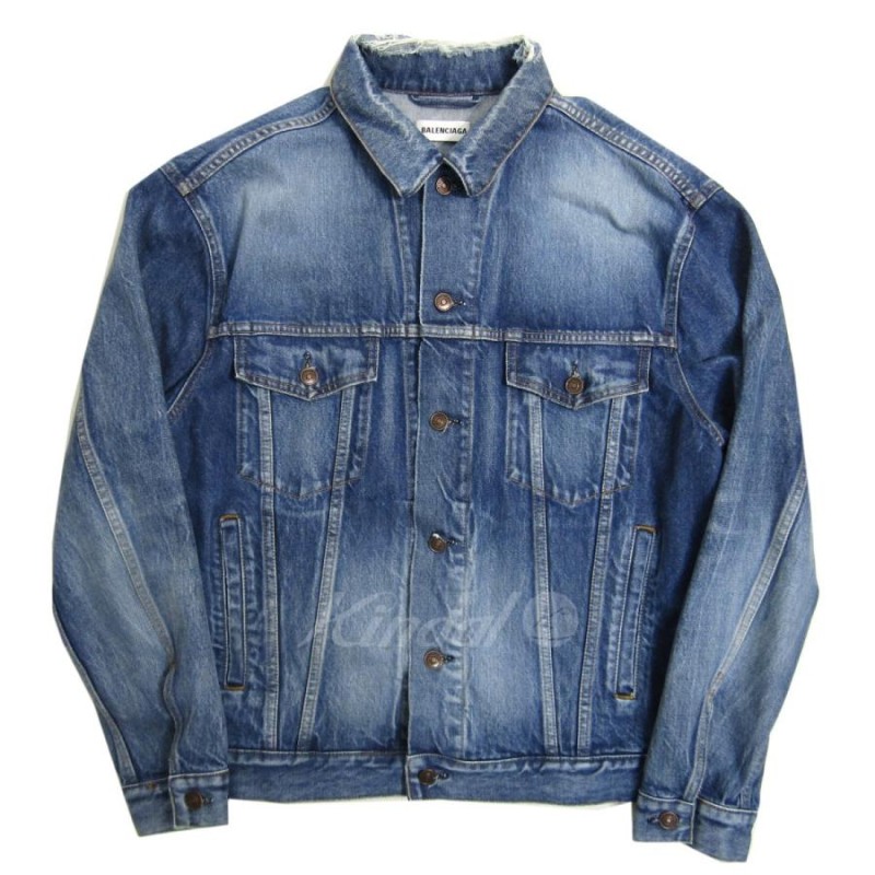 着丈約67cmBALENCIAGA 2018SS  Denim Jacket デニムジャケット