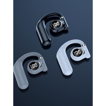無線藍牙耳機智能數顯大電量不入耳商務藍牙耳機開車外賣通