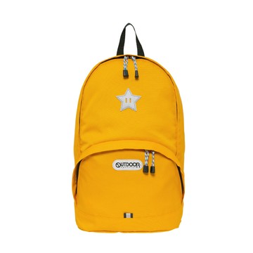 【OUTDOOR】風格前線星星圓款後背包-黃色 OD153335YL