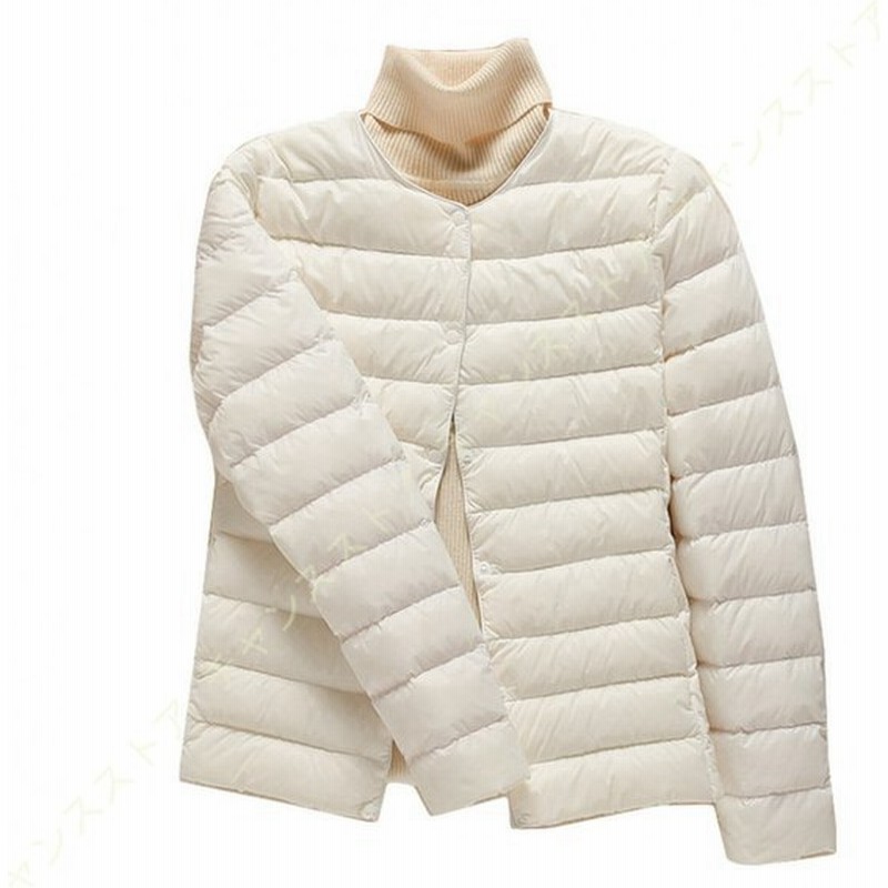 きれいめ 薄手 ダウンジャケット レディース ウルトラライト ダウン コート 軽量 防風 防寒 ライトダウン ソフト スナップボタン ポケット付き 通販 Lineポイント最大0 5 Get Lineショッピング