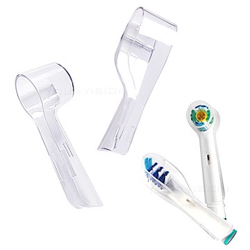 副廠 相容歐樂B 電動牙刷頭防塵蓋 保護蓋 刷頭蓋(圓型)3入+(長型)3入