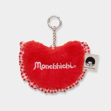 JOSEPH AND STACEY x MONCHHICHI 迷你圍兜袋 男孩 收納 耳機包 口紅包