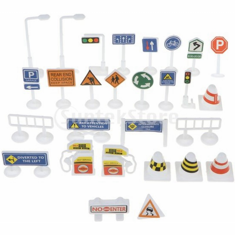 F Fityle 全28個 交通知識学習 車両交通 信号標識 道路標識モデル 知育玩具 2色選ぶ 1 通販 Lineポイント最大0 5 Get Lineショッピング