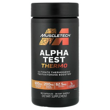 MuscleTech, AlphaTest™ 致熱體重管理，90 粒膠囊