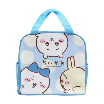 吉伊卡哇雙網便當袋-藍