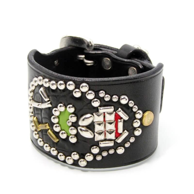 希少品】 STOPLIGHT ストップライト スタッズキーホルダー WHITE