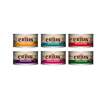 CRIUS 紐西蘭  克瑞斯無穀貓用主食餐罐-六種口味可選 90g (24罐/箱)