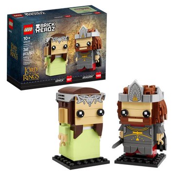 樂高 LEGO 積木 大頭系列 BrickHeadz 魔戒 亞拉岡與亞玟40632w