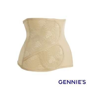 Gennies奇妮 蕾絲緹花二段式窈窕美身帶-膚(GC63)