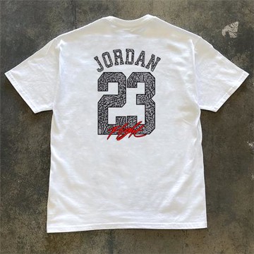 歐美街頭籃球運動簡約寬松T恤衫小眾學生重磅純棉250克圓領短袖