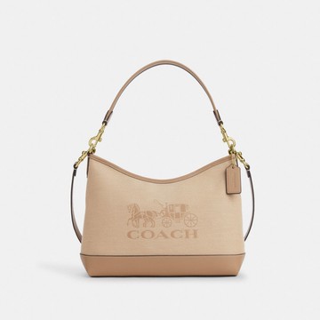 馬車圖案LAUREL單肩手袋