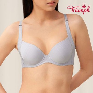 風格自在系列 涼感軟鋼圈內衣 竹炭暖灰