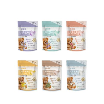 清淨海 Teddy Clean 純淨系列植萃酵素洗衣膠囊2.0-30顆(香味任選)-4入