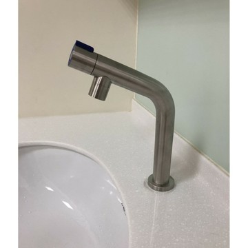 【單冷水彎腰龍頭】304不鏽鋼