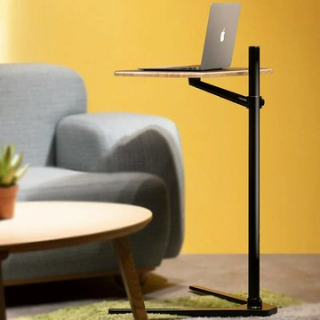 床邊桌平板筆記本電腦落地支架站立式升降桌臥室沙發邊懶人桌