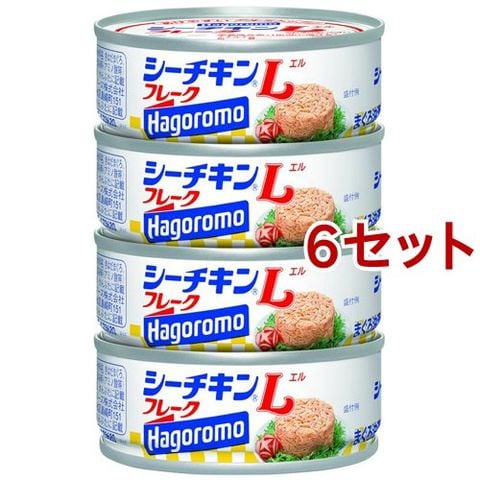 はごろもフーズ シーチキンＬ フレーク （４缶入×６セット（１缶あたり７０ｇ））