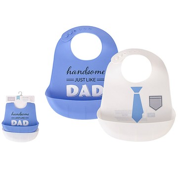 美國 luvable friends  嬰幼兒矽膠立體圍兜2入組_帥寶貝_LF56117