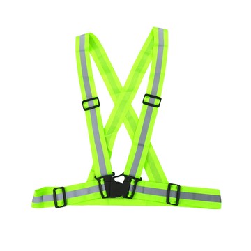 反光背心/工地帽 DURABLE 調整型反光背帶5入 螢光綠 舒適透氣 安全背心 夜跑 施工 反光背心 工地背心 清潔背心 交通背心