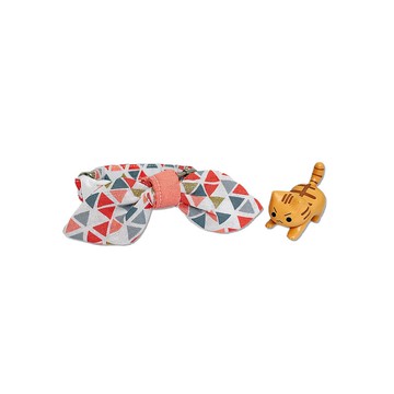 MaoFenBiBi  水蜜桃糖果 - 限量韓國布 - 手作小香巾 & 手工項圈