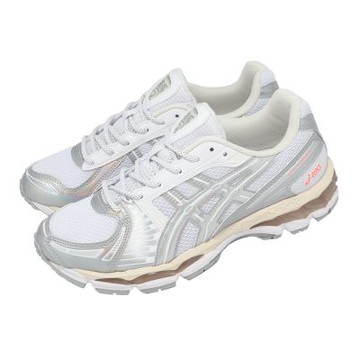 Asics 亞瑟士 休閒鞋 GEL-Kayano 12 1 男鞋 女鞋 白 銀 支撐 復古跑鞋 1203A996100