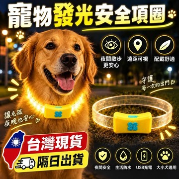 台灣出貨 狗狗LED發光項圈 USB充電夜間防走失 可裁剪寵物夜光頸圈 遛狗安全 11檔發光 鈴鐺旗艦款 中大型犬適用