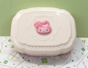 【震撼精品百貨】My Melody_美樂蒂~Sanrio 美樂蒂肥皂空盒-米白#57685