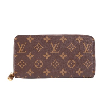 LOUIS VUITTON LV 路易威登 Zippy Wallet 拉鍊長夾 棕色 原花帆布 M60017 【二手名牌BRAND OFF】