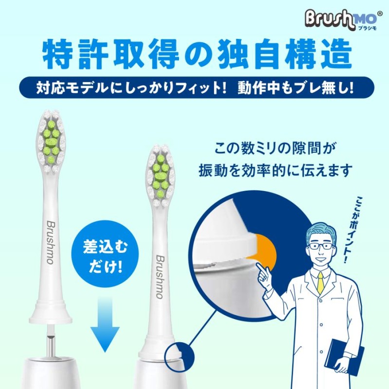 フィリップス ソニッケアー 替えブラシ 電動歯ブラシ 対応 Philips Sonicare ダイヤモンドクリーン スタンダードタイプ 8本入  ブラシモ 互換替えブラシ | LINEブランドカタログ