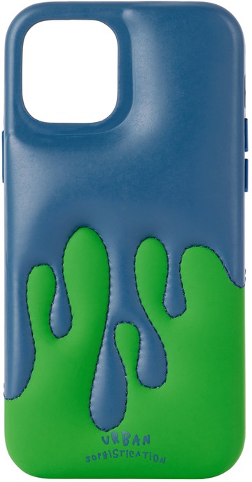 Urban Sophistication SSENSE 独家发售蓝色 & 绿色 The Dripping Dough iPhone 12/12 Pro 手机壳