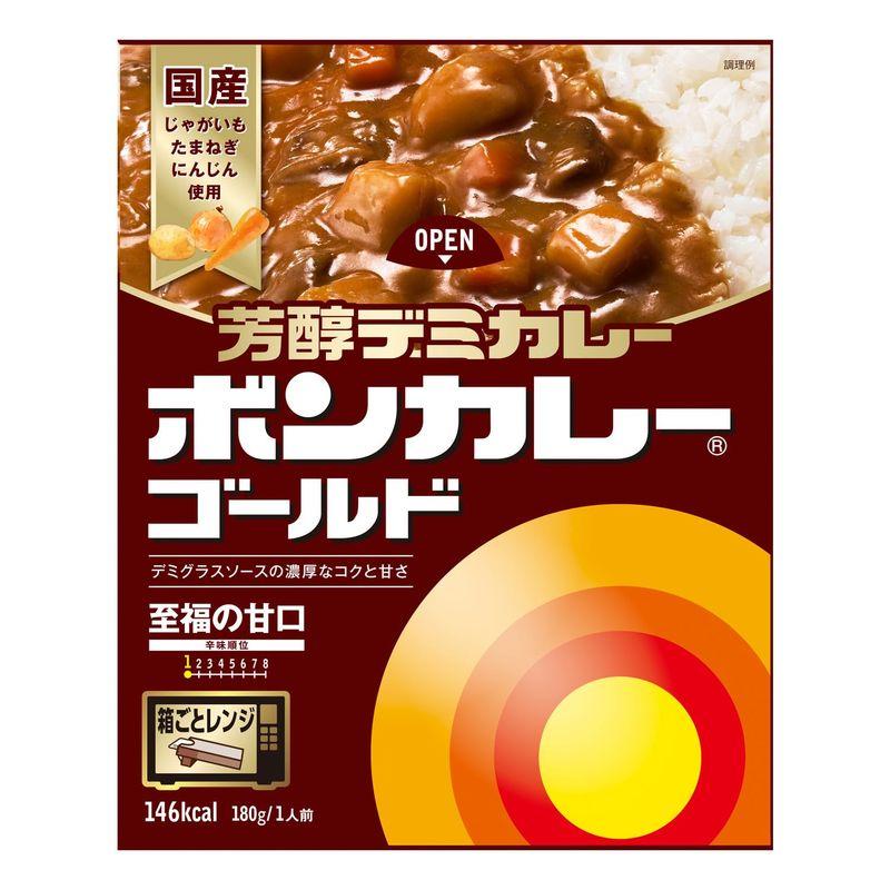 大塚食品 ボンカレーゴールド 芳醇デミカレー 至福の甘口 180g ×5個
