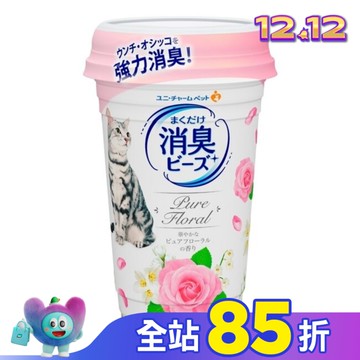 Unicharm Pet 消臭大師 貓盆消臭粒 純淨花香 (450 ml/ 罐)