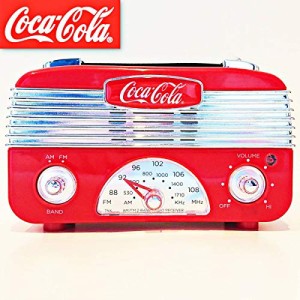 Coca Cola コカコーラ ポータブル ラジオ(未使用 未開封の中古品)