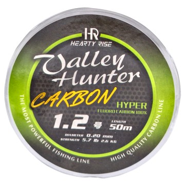 HEARTY RISE 哈帝來斯 溪谷獵人 CARBON 碳纖線  50m  透明色  1個