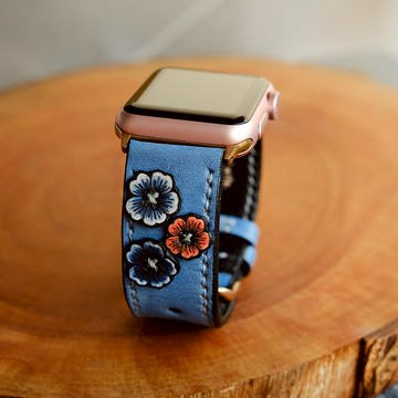 Apple Watch Band 38mm 42mm, HandStitched Handmade, Series 3