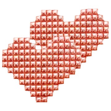 情人節愛心鋁箔氣球  140*120公分  6款可選擇  玫瑰金  2個