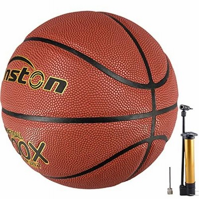 Senston レザーバスケットボールサイズ 7 - ブラウン