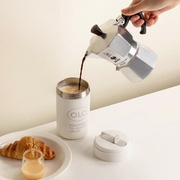 Holoholo｜Tonton Pro 吸管兩用不鏽鋼保溫杯（380ml／4色） 鳳梨黃